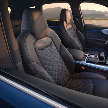 Seats of the Audi Q7 SUV