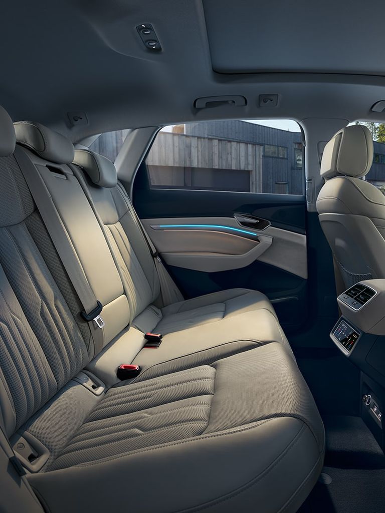 Audi e-tron rear seats